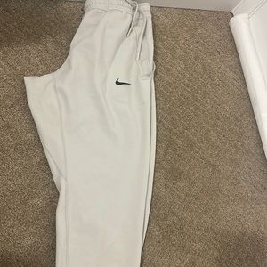 White Nike Joggers